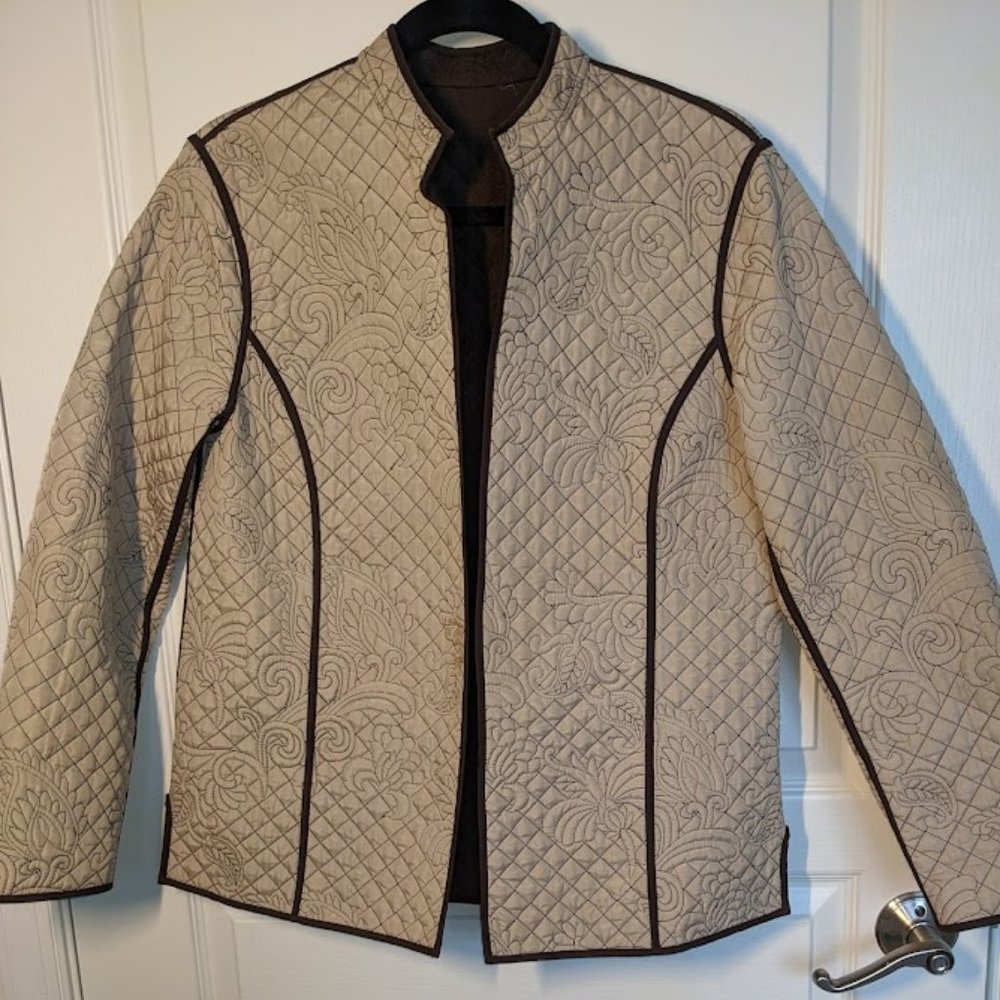 Chico's Quilted Reversible Jacket